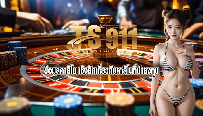 ข้อมูลคาสิโน เชิงลึกเกี่ยวกับคาสิโนที่น่าลงทุน