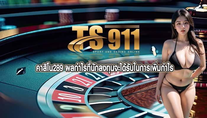 คาสิโน289 ผลกำไรที่นักลงทุนจะได้รับในการเพิ่มกำไร