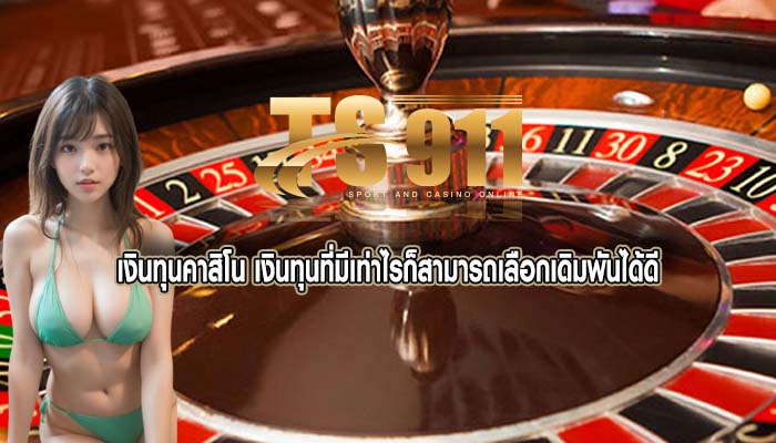 เงินทุนคาสิโน เงินทุนที่มีเท่าไรก็สามารถเลือกเดิมพันได้ดี
