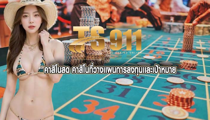 คาสิโนสด คาสิโนที่วางเเผนการลงทุนเเละเป้าหมาย