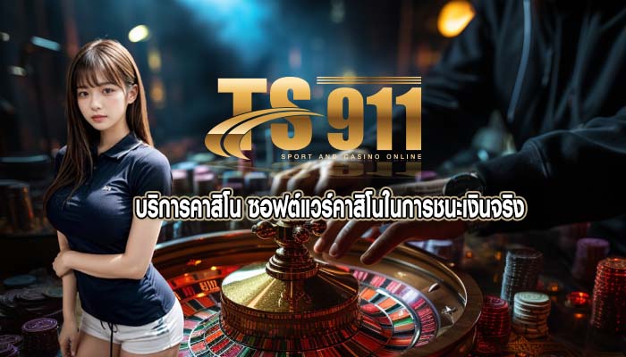 บริการคาสิโน ซอฟต์แวร์คาสิโนในการชนะเงินจริง
