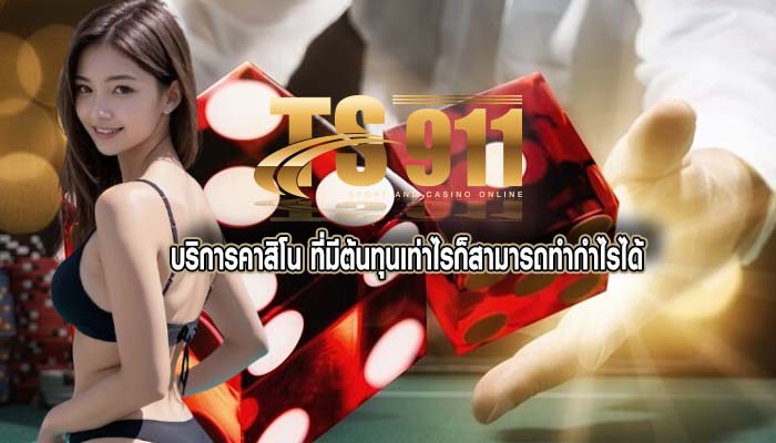 บริการคาสิโน ที่มีต้นทุนเท่าไรก็สามารถทำกำไรได้